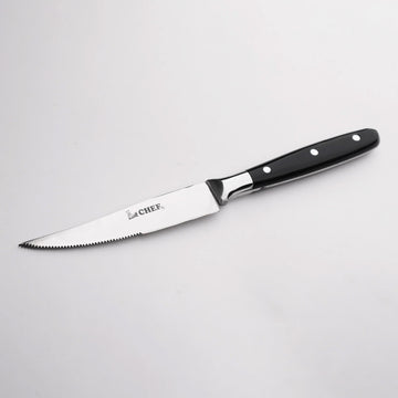 Steak Knife and Fork Set with American Acrylic Handle